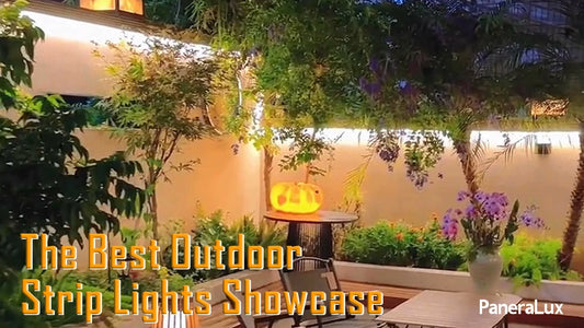 Cozy Terrace Lighting with PaneraLux Outdoor LED Strips