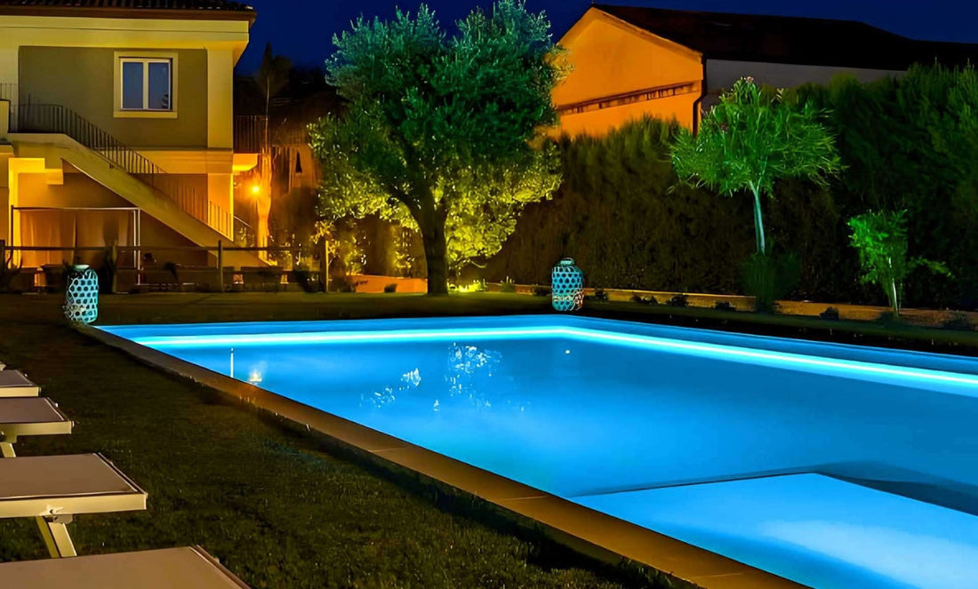 Outdoor Pool Light Strips - Check Pool Electrics