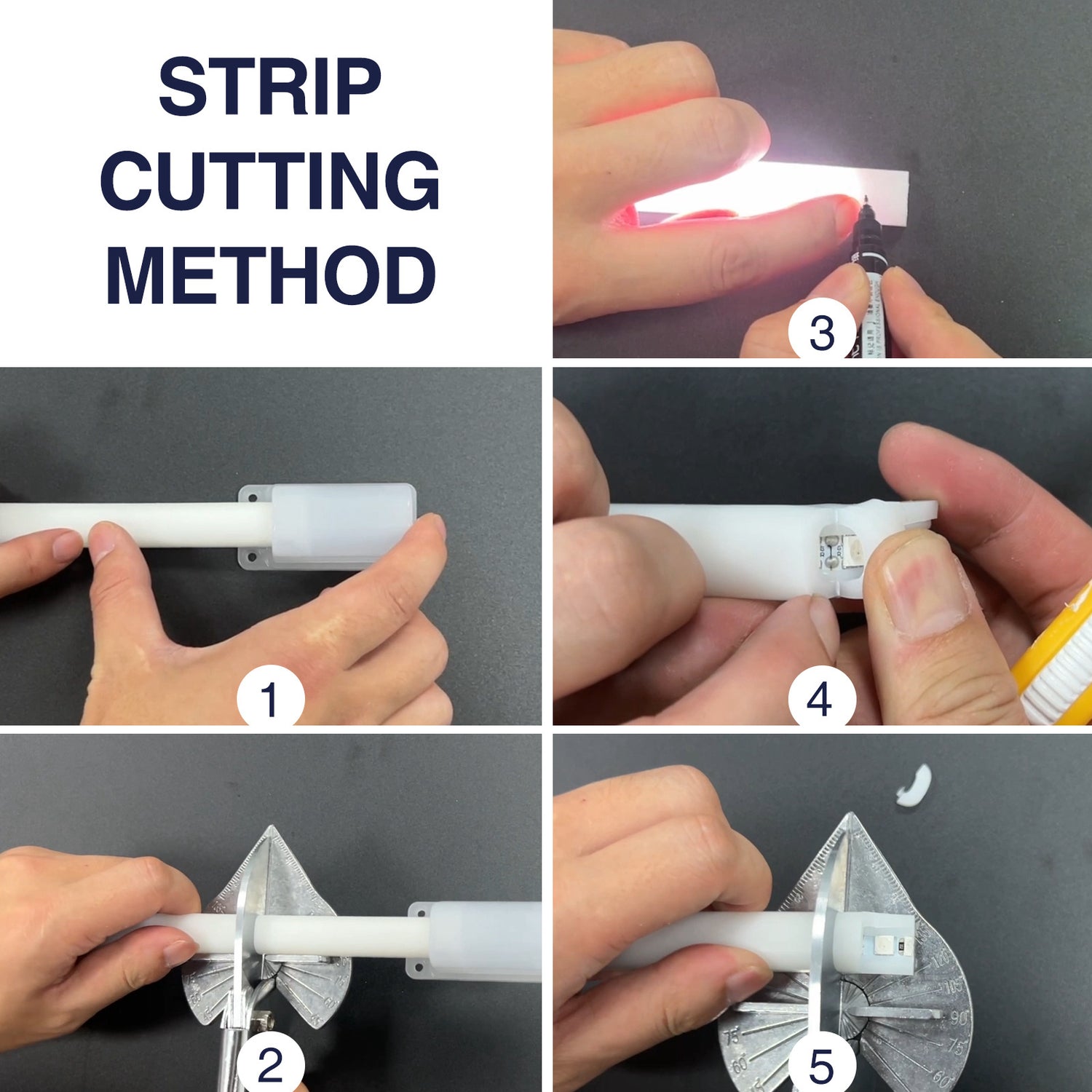 outdoor led tape light strip cutting method from PaneraLux