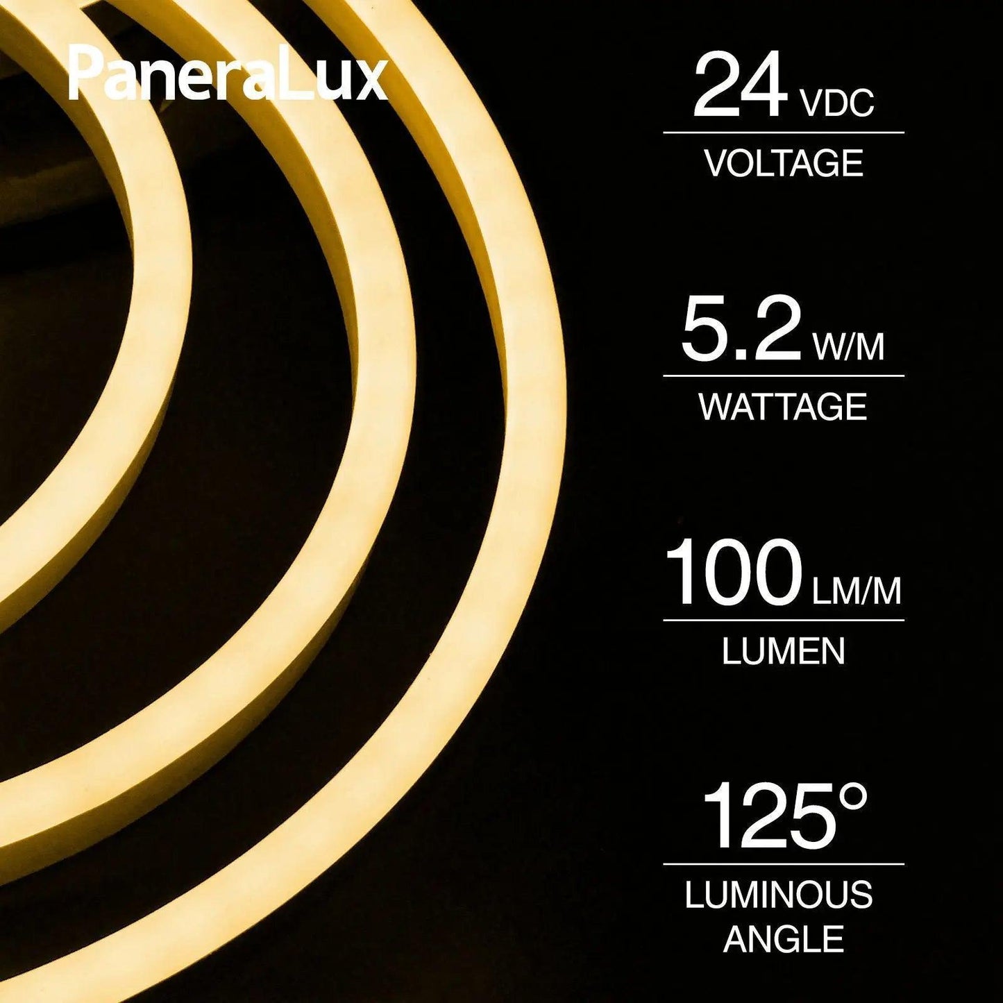 Speciations for PaneraLux Outdoor LED Strip Light
