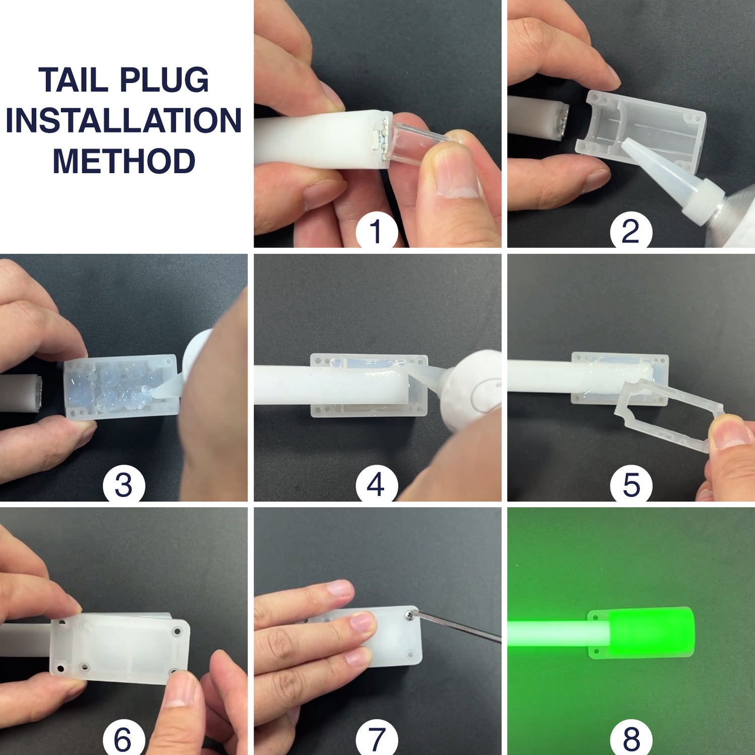 led strip lights for outside tail plug installation method from PaneraLux