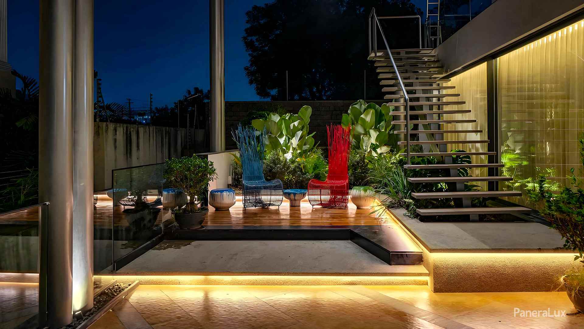 Deck Stair Lighting from PaneraLux