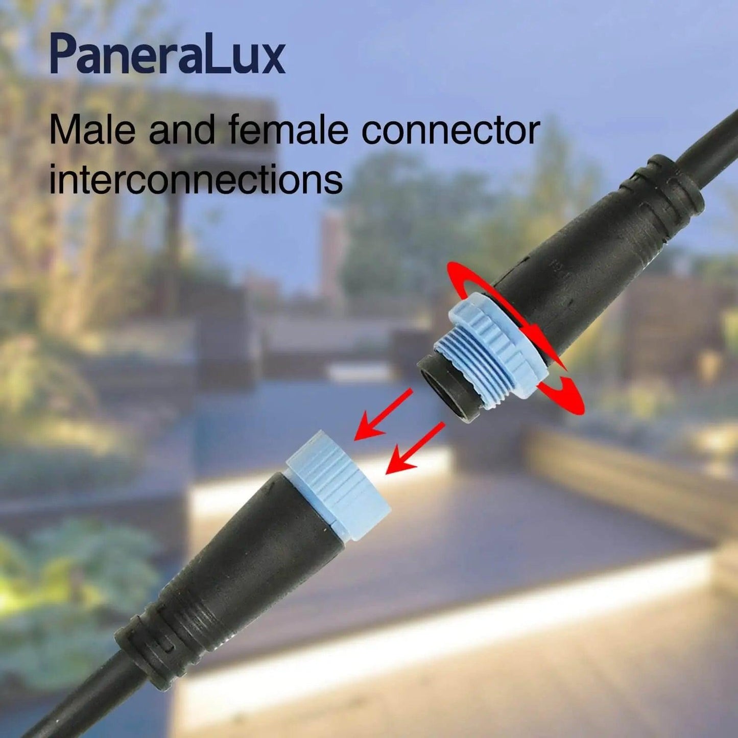 PaneraLux Landscape Edge Lighting Connector Interconnections