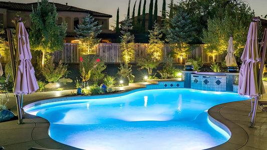 Interactive lighting solutions for pools and jacuzzis