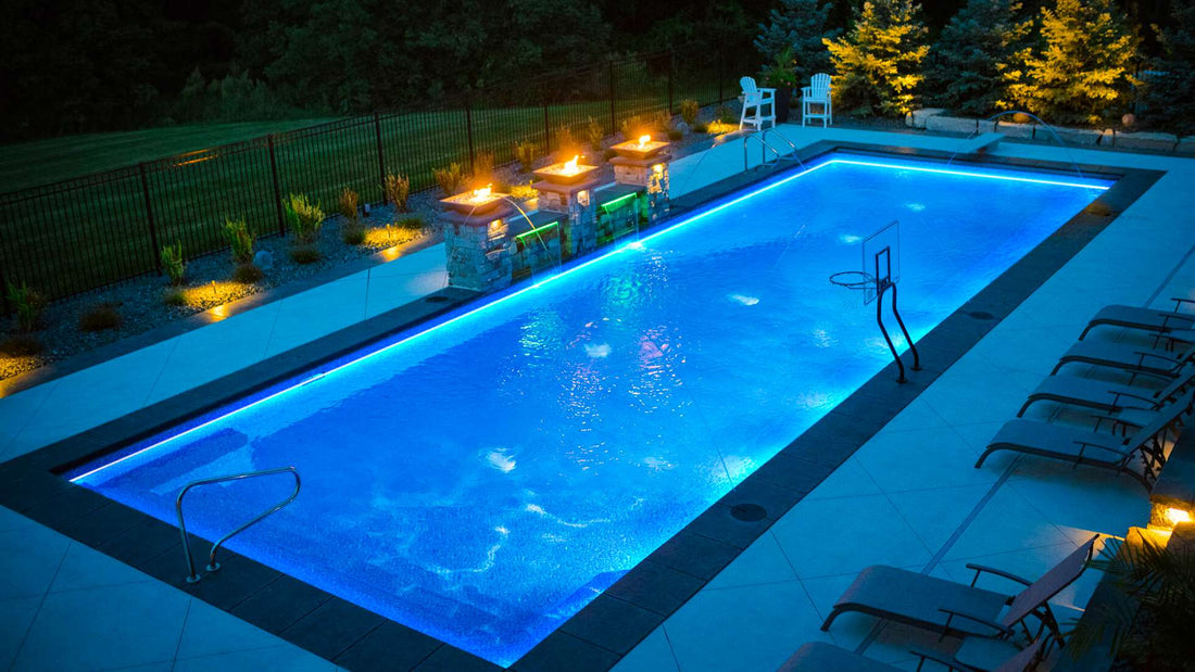 Lighting solutions for multi-level pools