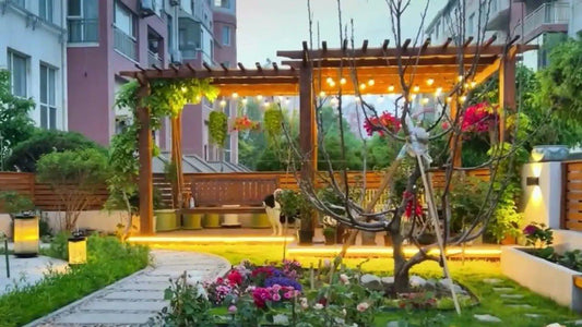 2024 Backyard Pergola Illumination Decor!