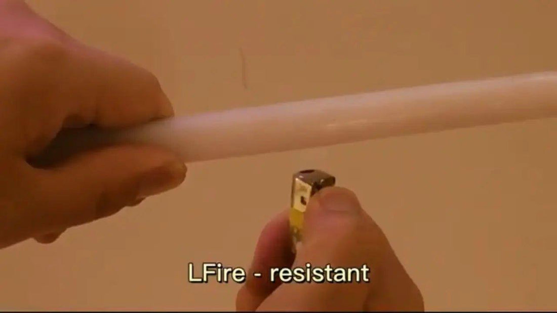 PaneraLux IP68 LED strip lights testing for fire resistant, anti UV, anti-collision