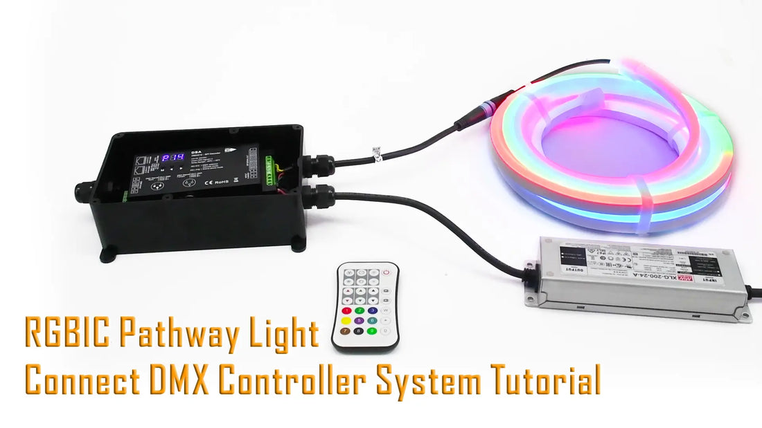 Pathway Dmx Control RGBIC Path Lights Connect DMX Controller System | PaneraLux