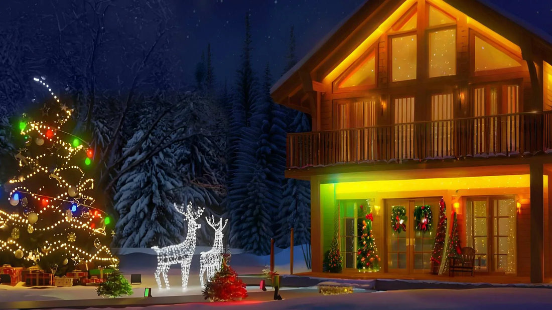 Outdoor LED Strip Lights to Decorate Your Garden for Christmas