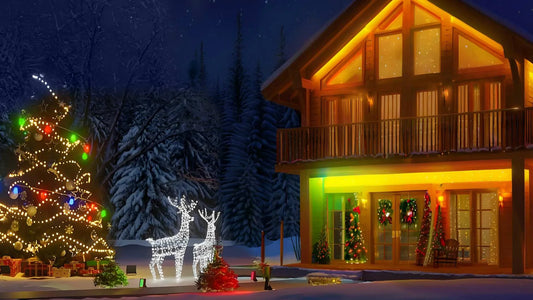 Outdoor LED Strip Lights to Decorate Your Garden for Christmas
