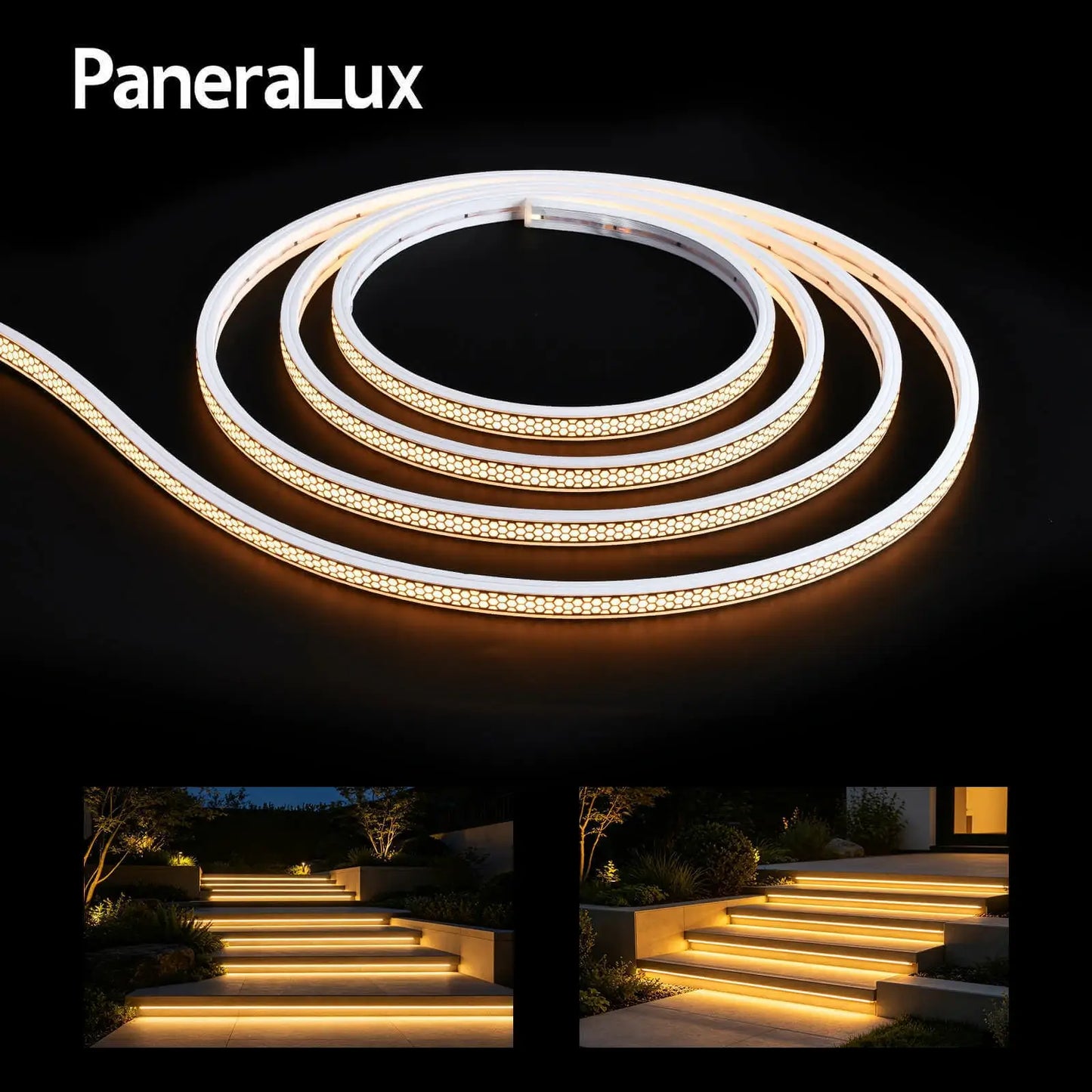 Paneralux Outdoor Soft Diffusion Step Lights
