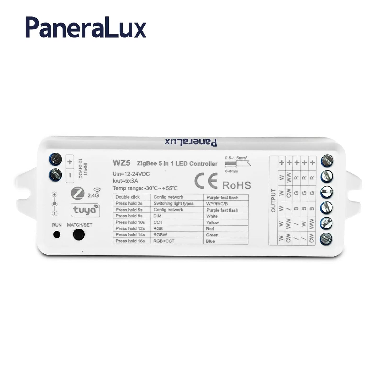 PaneraLux Controller Zigbee+RF2.4G for Colored lights