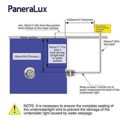 Connect Instruction for PaneraLux Spa Light