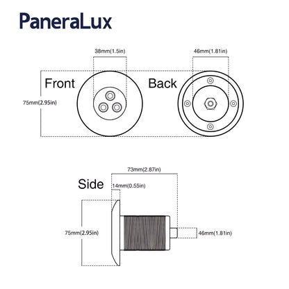 Dimensions of LED Spa Light