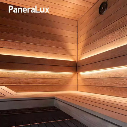 Effect for PaneraLux Sauna LED Strips as Steam Shower Light