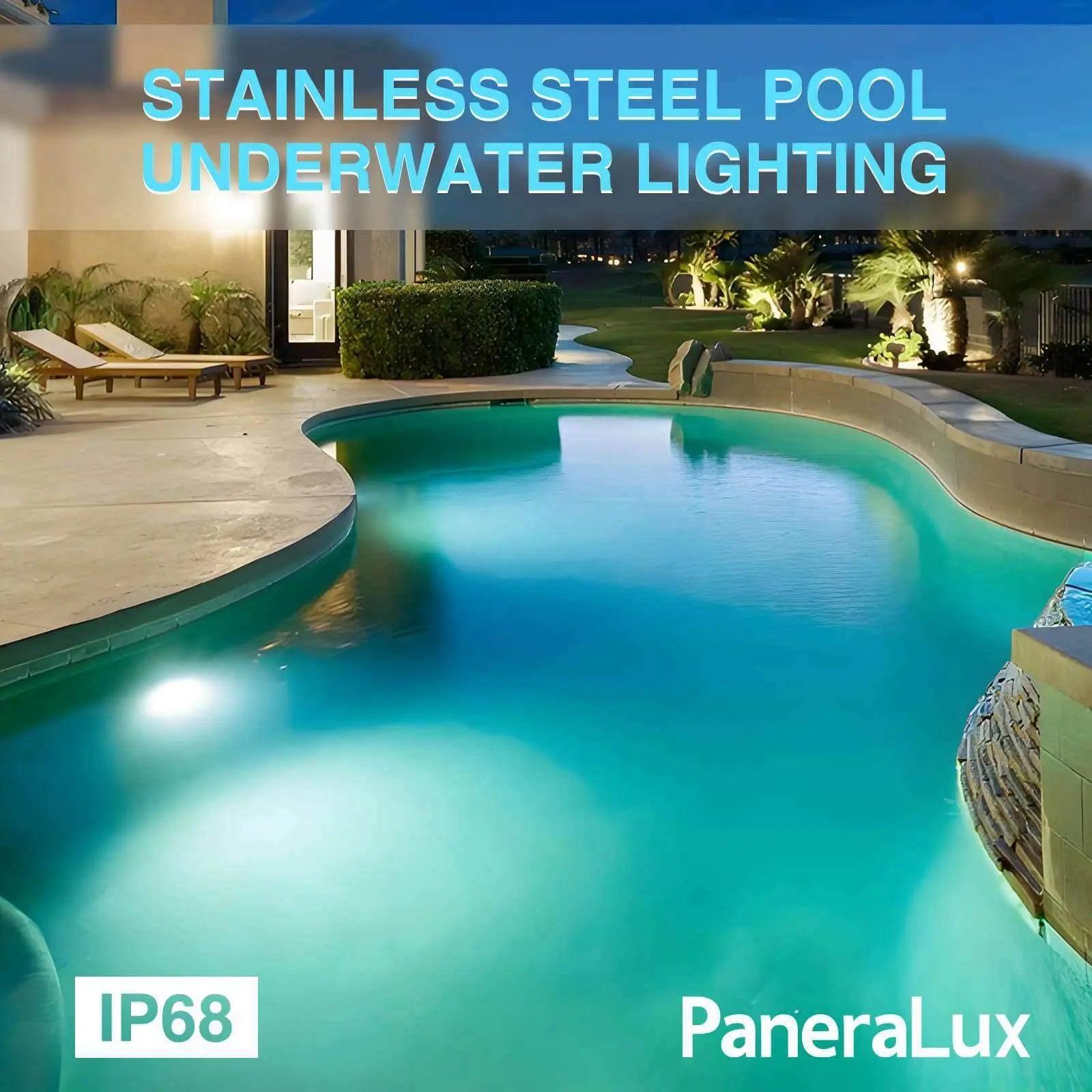 IP68 Pool Project with Stainless Steel Pool Underwater Pool Lighting