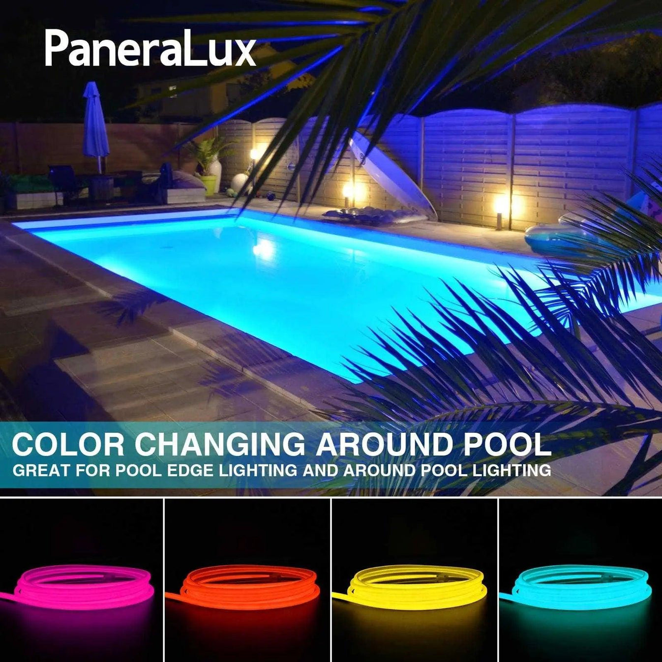Colored Lights For Pool | LED Pool Lights | PaneraLux