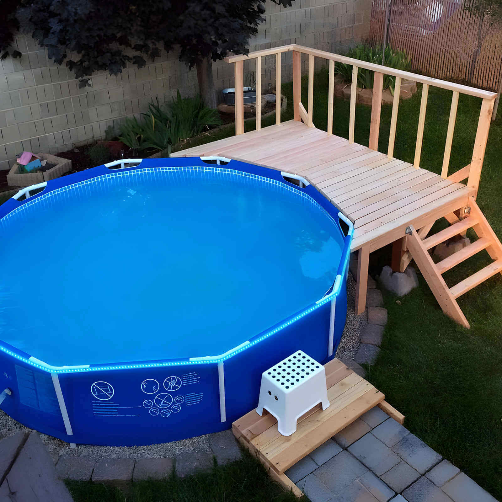 customizable led light strips Above Ground