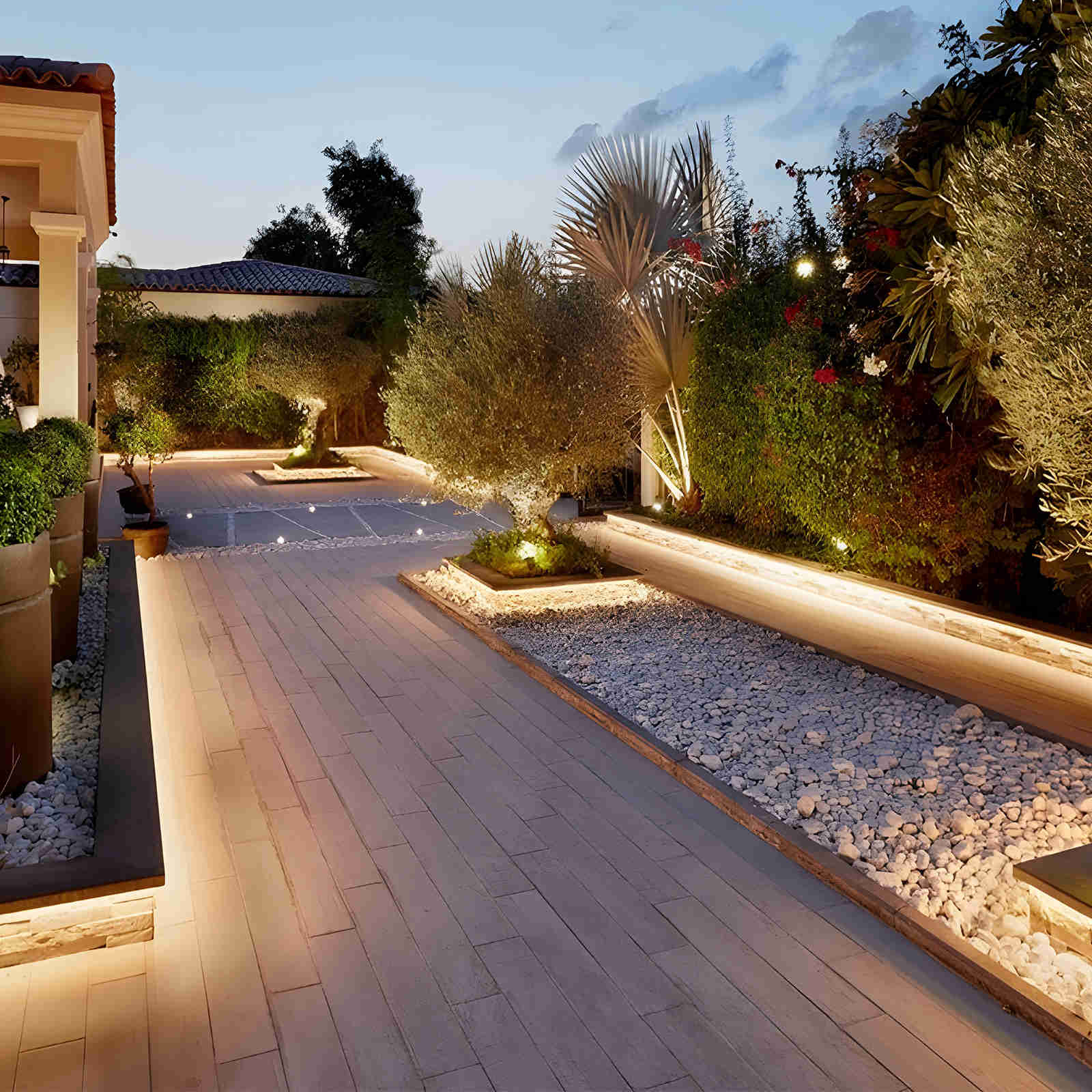 multicolor LED strip outdoor backlight