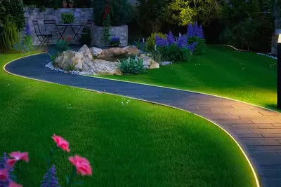 LED landscape outdoor light strip emitting