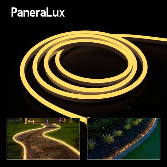 Application of PaneraLux Outdoor Edge Lights Strips